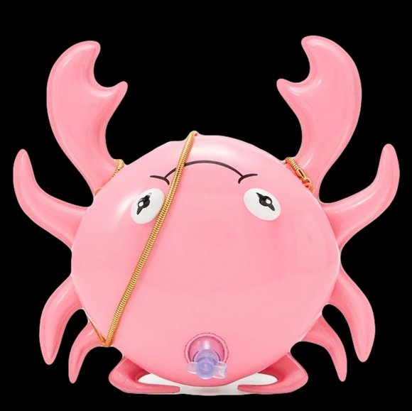 Moschino Handbags - MOSCHINO Couture® x Jeremy Scott Inflatable Effect Crab Shoulder Bag in Pink